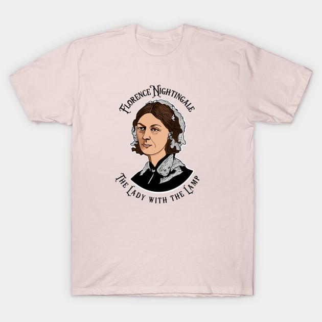 Florence Nightingale The Lady With The Lamp T-Shirt by EmmaFifield